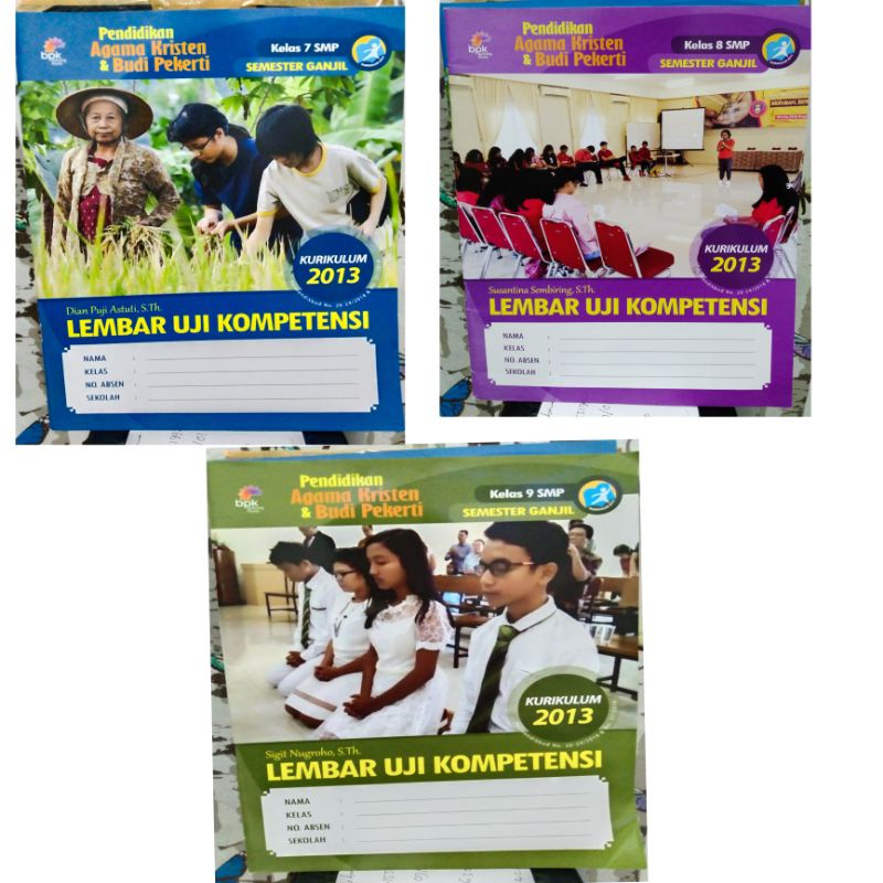 LKS/LUK Pendidikan Agama Kristen SMP Kelas 7 8 9 Kurikulum 2013 Semester Ganjil BPK Mulia