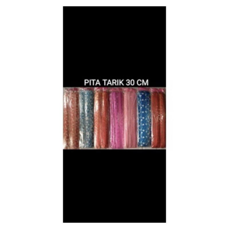 

Pita tarik / pita serut / pita kado / pita sovenir 30cm isi 10 Pcs