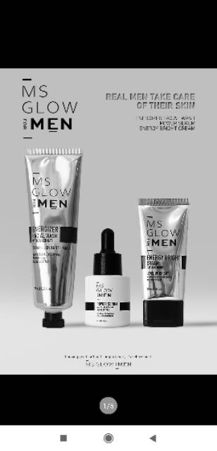 MS Glow For Men Perawatan Wajah Pria