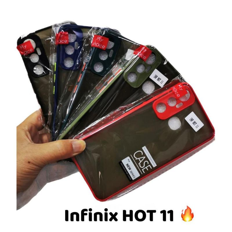 PS - CASE MY CHOICE INFINIX HOT 11 SOFTCASE BUMPER AERO CASE INFINIX HOT 11 PELINDUNG CAMERA