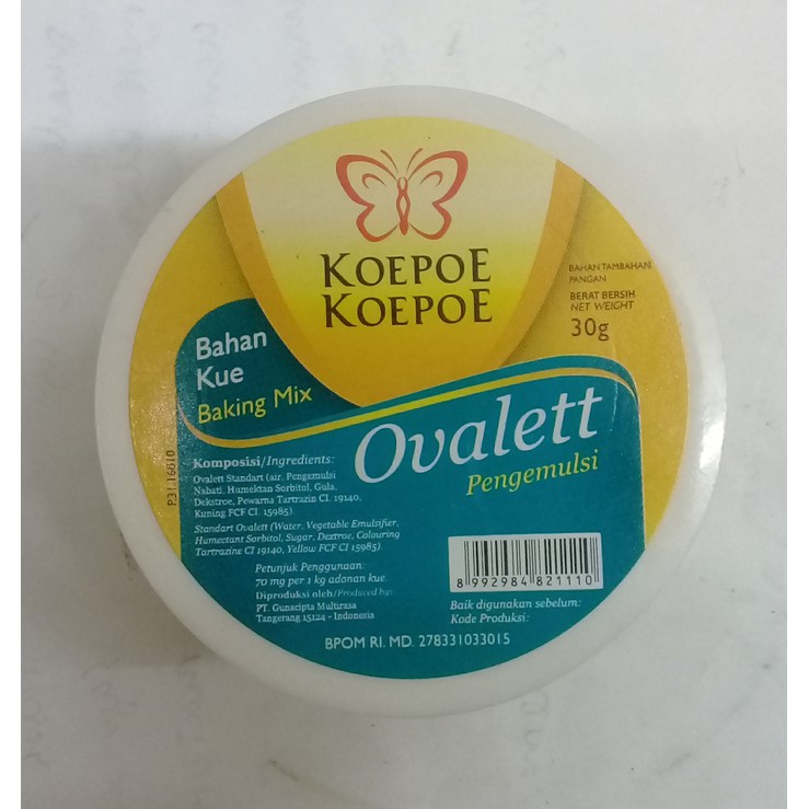 

Kupukupu Ovallet 30 g