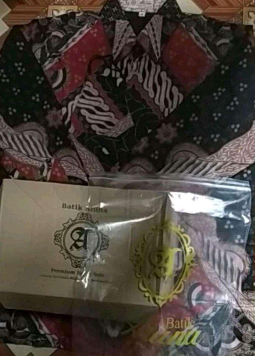 Batik Pria Lengan Panjang Slim Fit Premium Full Furing Original Produksi Batik Aluna Solo Pcw 008