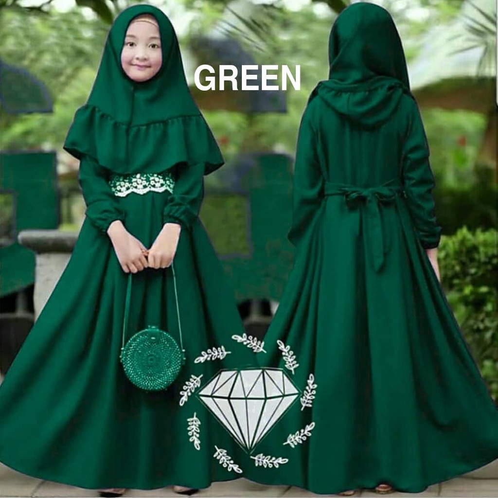  Baju  Gamis Untuk  Anak Umur 10 Tahun  Hijab Muslimah