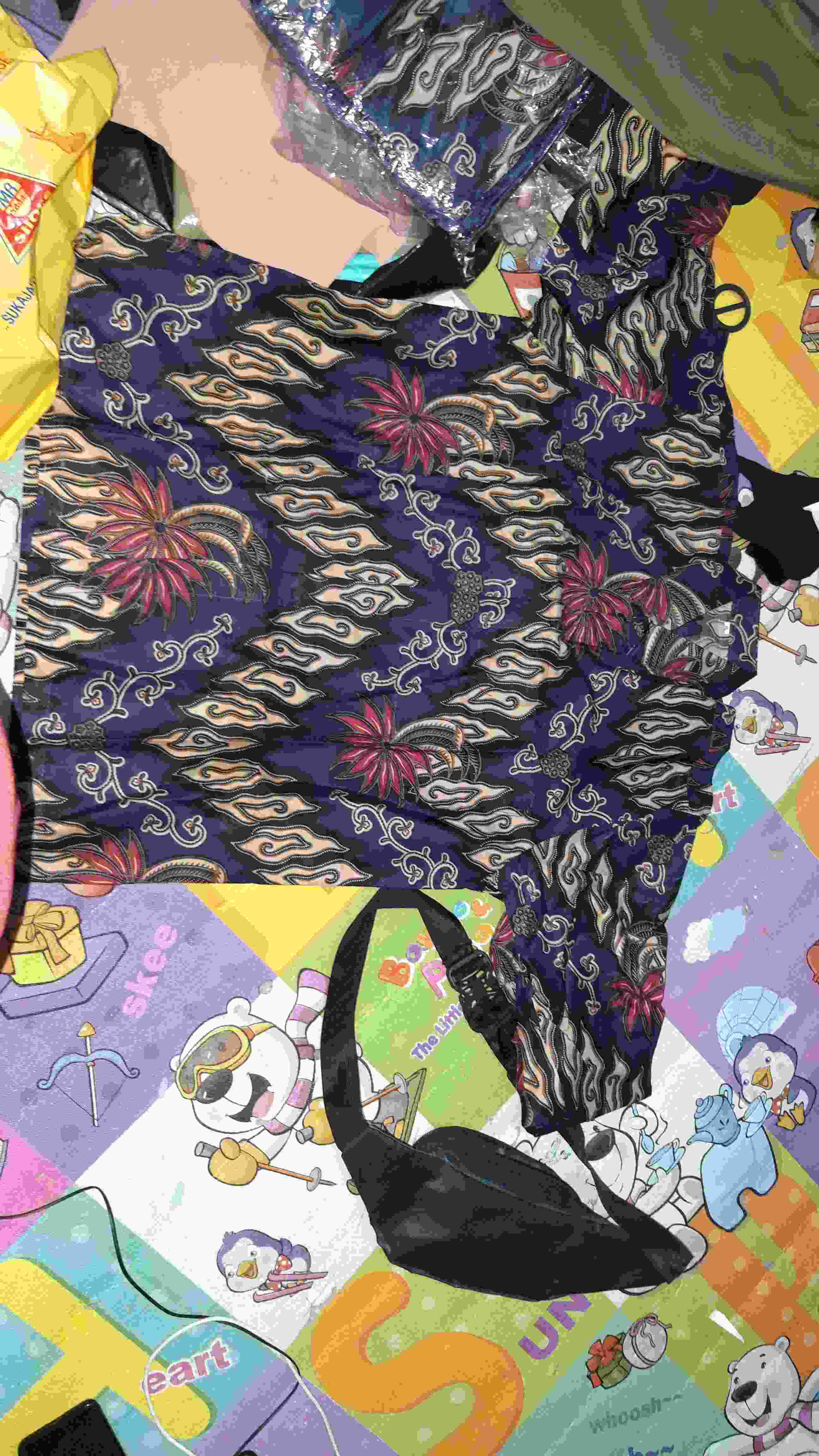 ( New Arival ) Couple Batik Tile Payet Mutiara Wilona Lengan Panjang