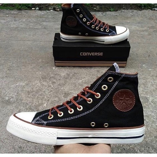 Convers OX Mid Black