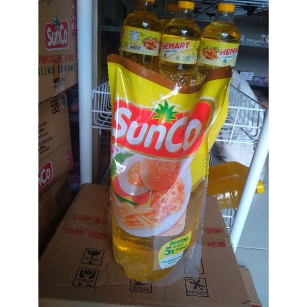 

stock terbatas !!! Sunco 2 liter minyak goreng sunco/hemart/bimoli/minyak murah
