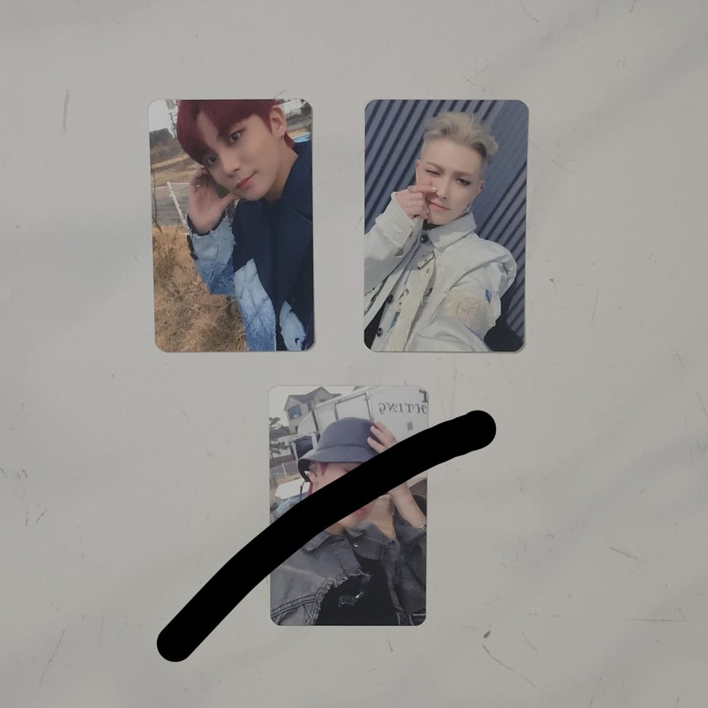 [Official] ATEEZ - Makestar Benefit Photocard ATEEZ Hongjoong, Jongho Regular