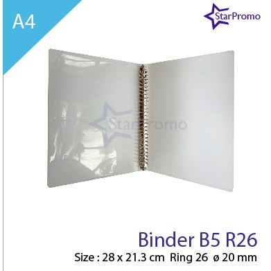 

Binder Plastik B5 Ring 26 Translucent Dengan Selipan Cover Map Kuliah Campus File