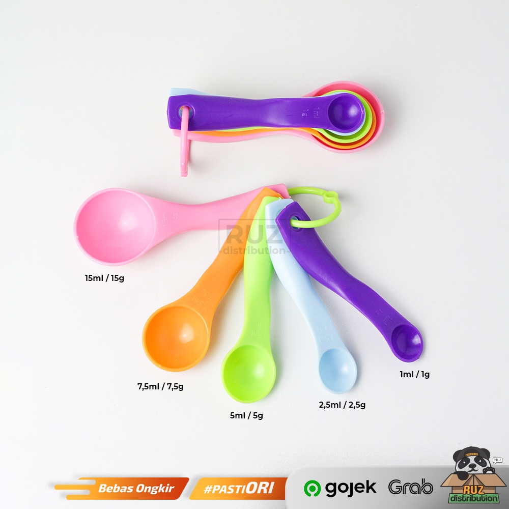 Sendok Takar Set 5 In 1 Measuring Spoon