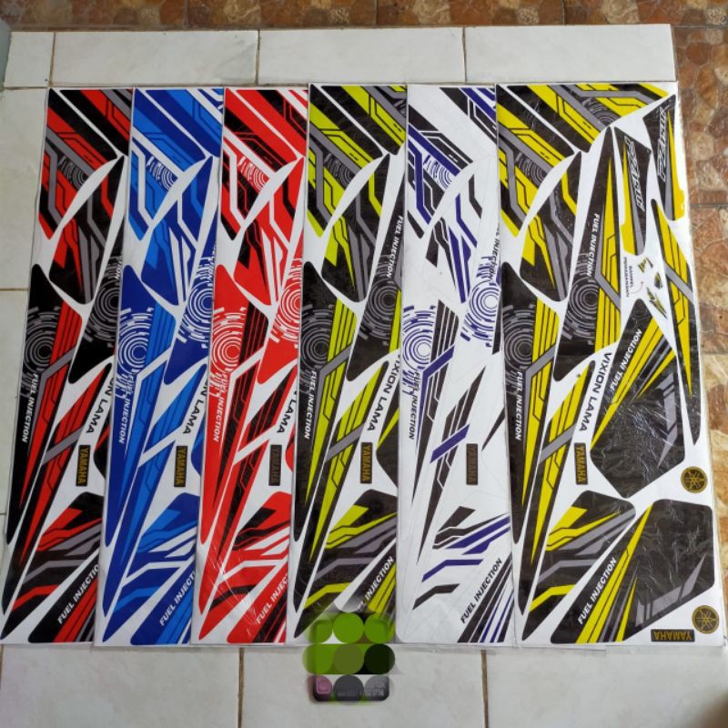 Striping Lis Sticker Vareasi Yamaha Vixion Lama Gravis FZ150i Striping Vareasi OLD VIXION FZ 150i