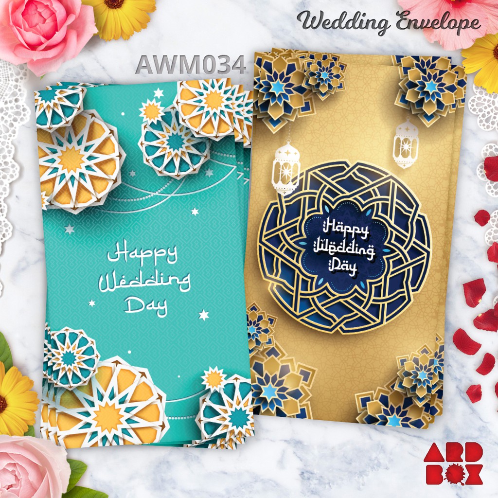 

Amplop Uang Angpao Pernikahan Custom Wedding Envelope Terbaru AWM034