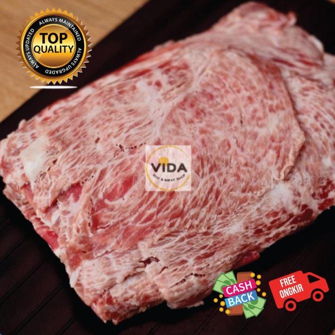 

DAGING SAPI WAGYU SLICE BEEF SUKIYAKI MELTIK MELTIQUE 1KG - (008) FSDGDF252