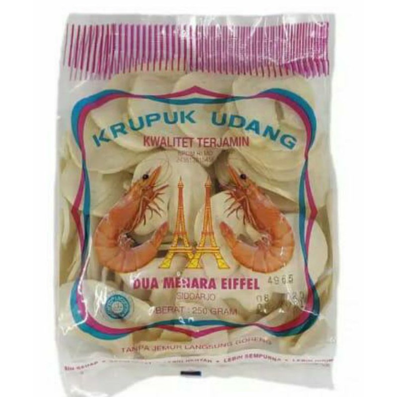 

krupuk Udang Super Dua Menara Eiffel 250g