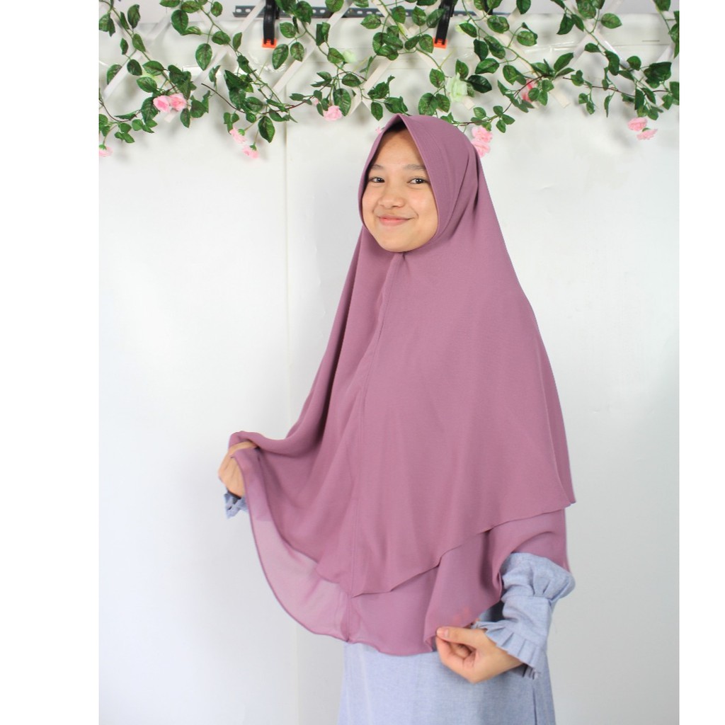 Khimar Ceruty 2 Layer oet antem