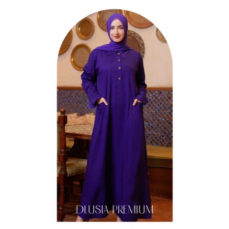 Daster arab Dlusia NAHAR Maxi Dress Premium Gamis TWILL Limited edition