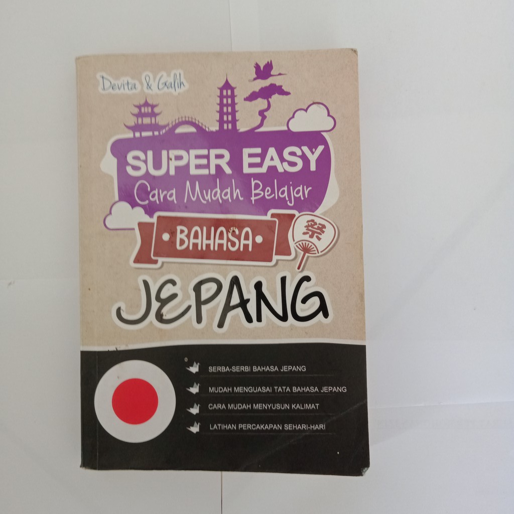 Devita dan Galih - Super Easy Cara Mudah Belajar Bahasa Jepang (Preloved)
