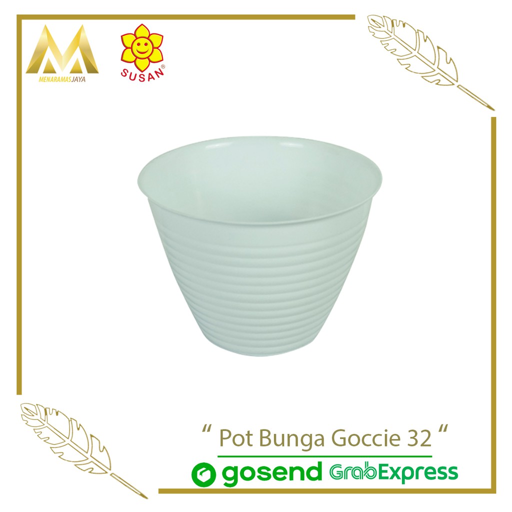 Pot Bunga Goccie/ Pot Bunga Plastik/ Pot Tanaman Plastik// Pot Tanaman Besar