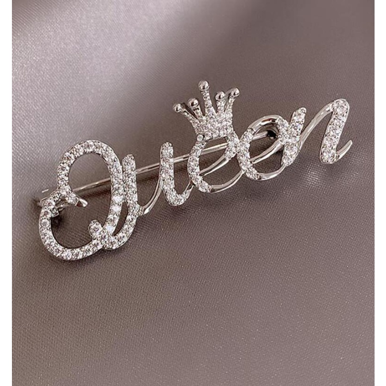 Bros Bentuk Ratu Gaya Korea queen brooch fashion brooches