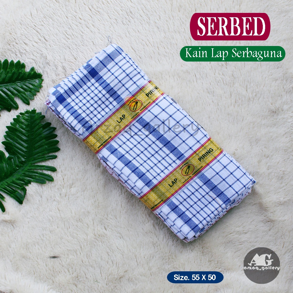 3 Pcs - SERBET ANEKA PRODUKSI | Kain lap | Perlengkapan Dapur | Kain lap |  Perawatan Rumah