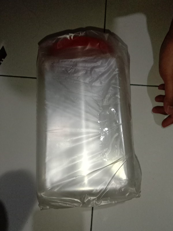 Toples Jar Cylinder 1300 Ml Tutup Bening