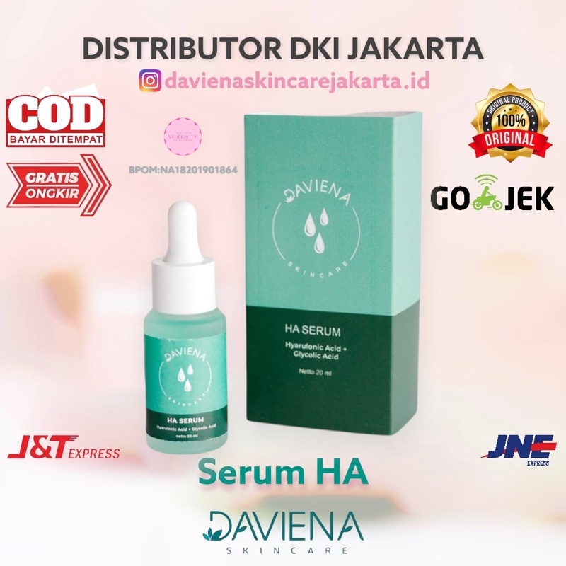 SERUM HA / SERUM BOPENG / OBAT JERAWAT DAVIENA SKINCARE