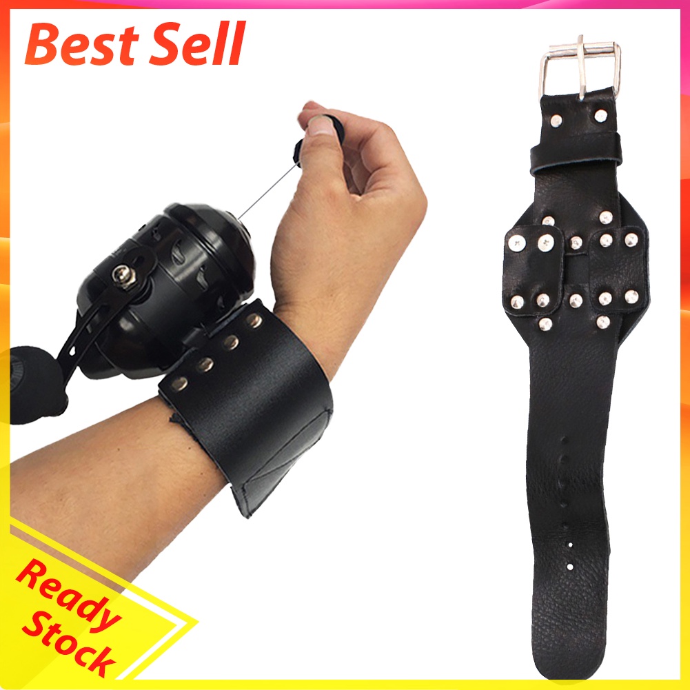 Durable Fishing Reel Wrist Strap Adjustable Fishing Wheel Holder Fixed Belt