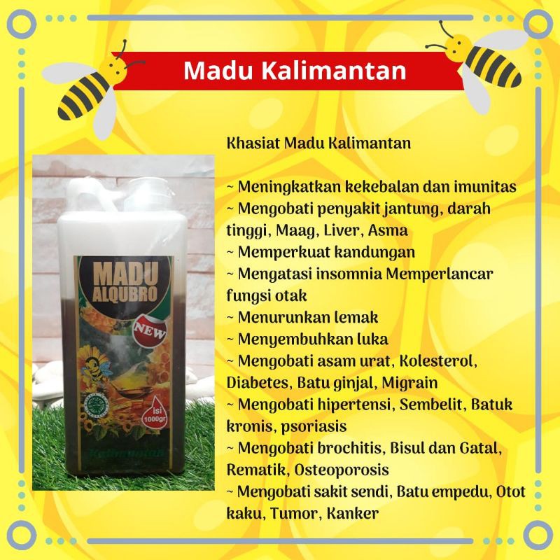 Madu Kalimantan Al Qubro Asli Murni