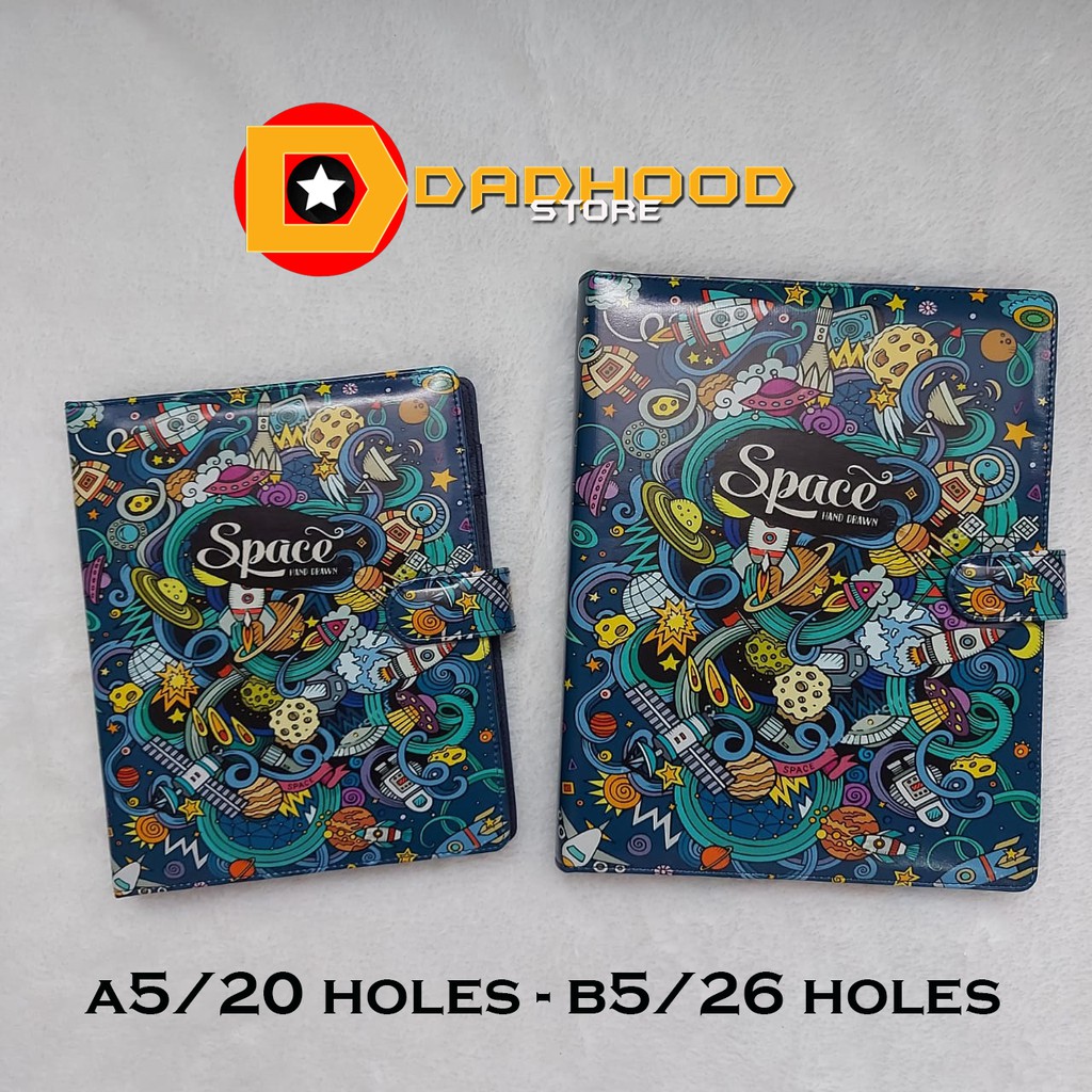 

BINDER PRINTING MOTIP DOODLE SPACE A5 DAN B5