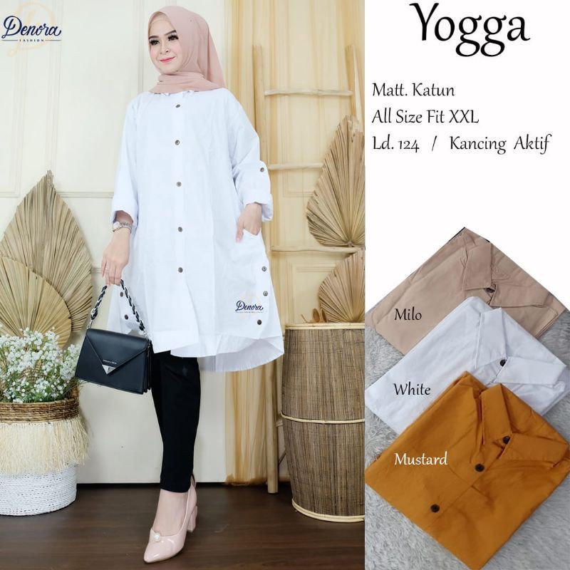 YOGGA TUNIK KATUN // PRODUK BY DENORA