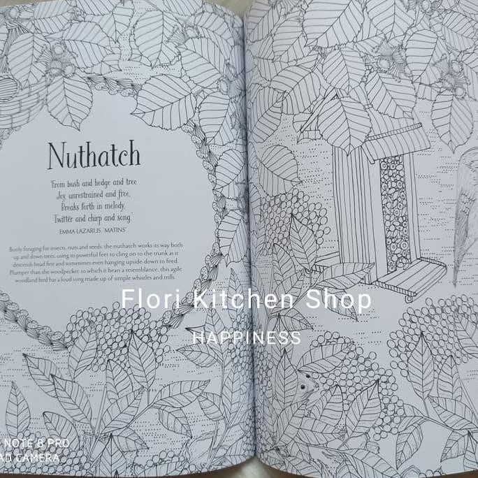 Download Beautiful Birds Adult Colouring Book By Baker Taylor Buku Impor Bi820 Shopee Indonesia