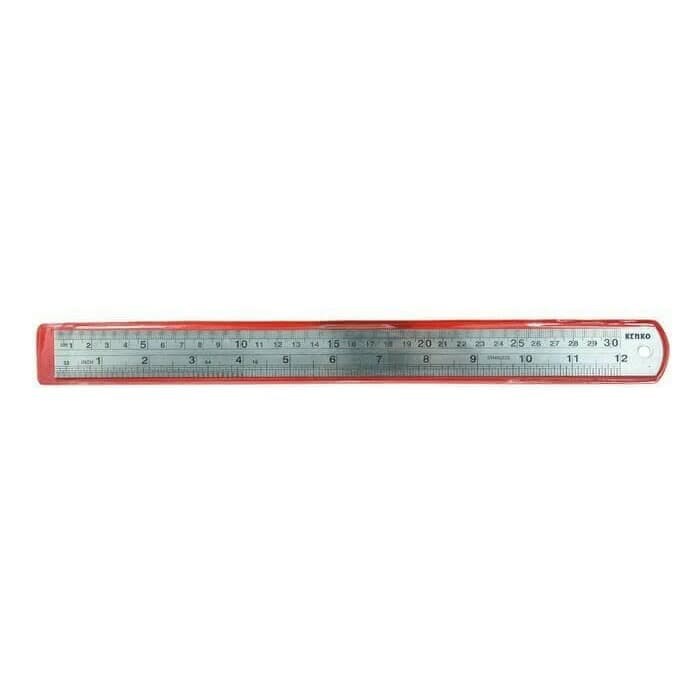 

Penggaris Besi Kenko 30cm / Stainless Steel Ruler 30 cm