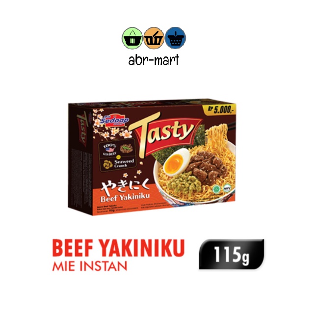 

SEDAAP TASTY MIE INSTAN BEEF YAKINIKU 115 GR