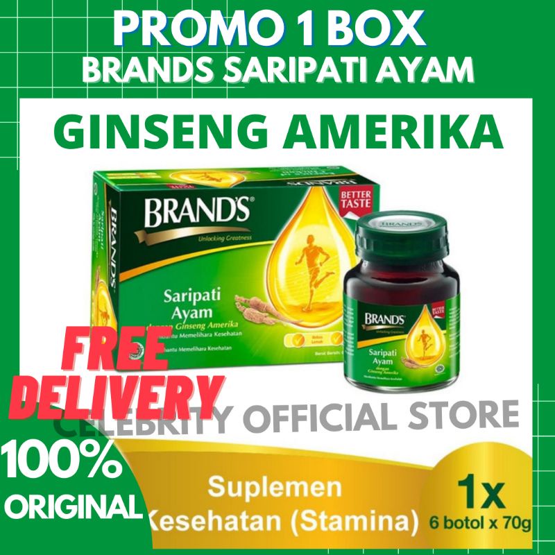 

BRANDS ESSENCE OF CHICKEN GINSENG 6 BOTOL