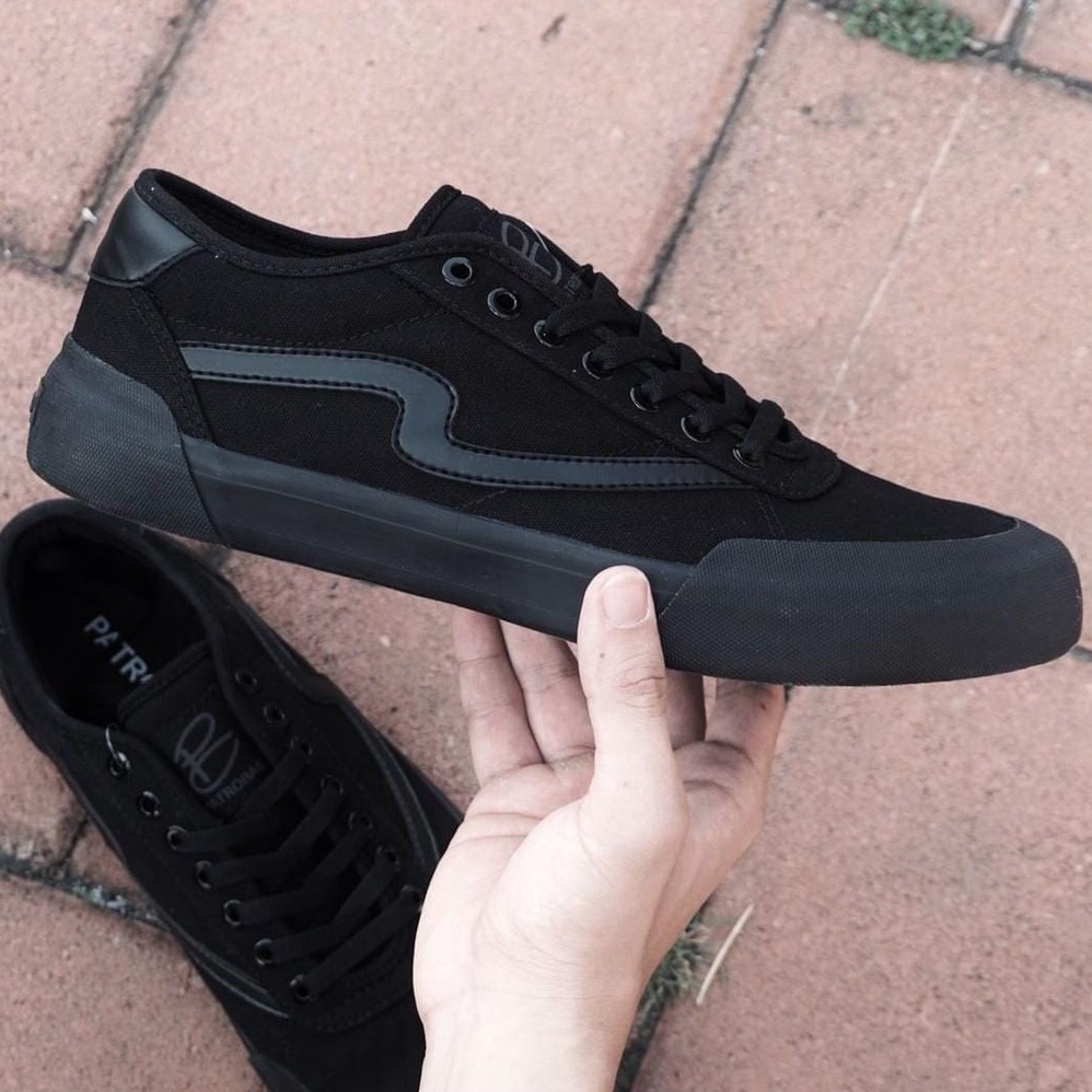 SNEAKERS PRIA ORIGINAL PATROBAS IVAN ALL BLACK