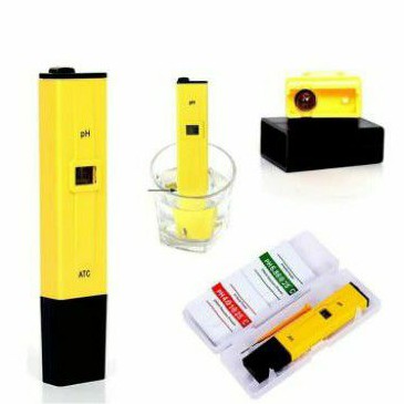 PROMO PH METER BONUS 3 BATERAI CADANGAN / Alat Ukur PH Air kadar PH AIR Aquarium KOLAM DAN Hidroponik