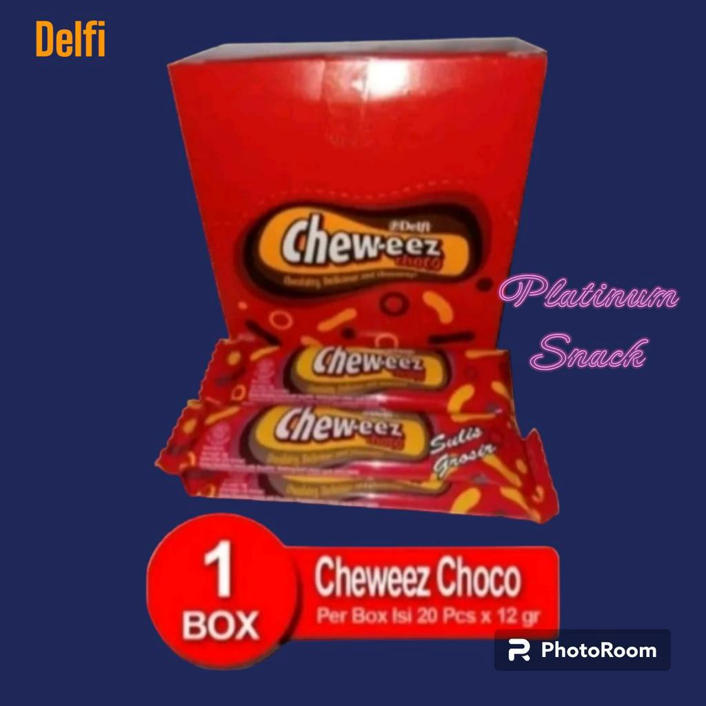 Delfi Cheweez Choco | Chew-eez | Isi 20 x 10 Gr