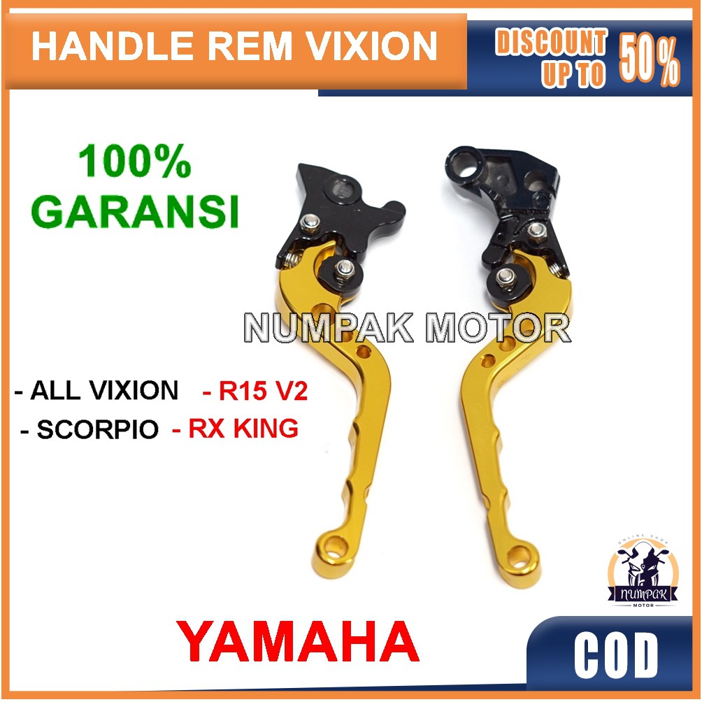 PROMO  Handle Rem Vixion/ Rem Tangan /Kopling Motor Vixion-Gold