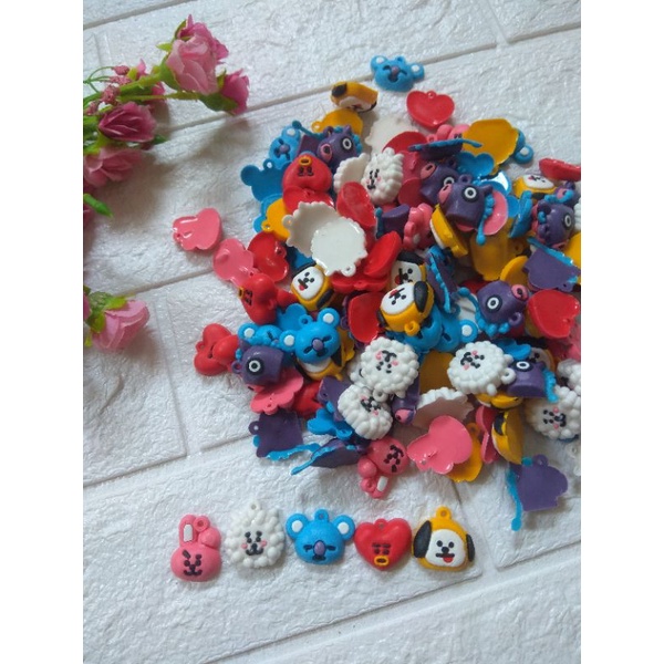 GANTUNGAN BANDUL BTS / BT21 BAHAN GELANG, KALUNG, STRAPMASK (A6-TBL)