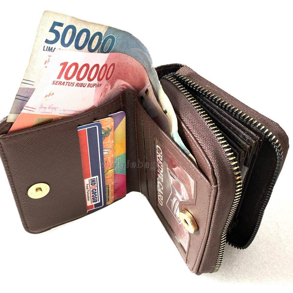 Bagus Banget.. Dompet Wanita Card kecil Lipat import Tumpuk Super serbaguna coach