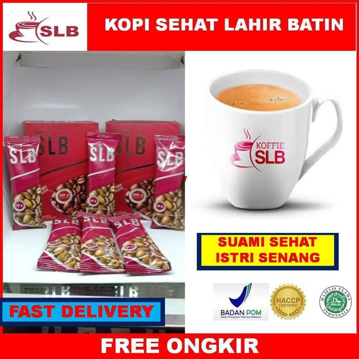 SLB KOPI SLB KOPI SEHAT LAHIR BATIN KOFFIE SLB PENAMBAH STAMINA COFFE VITALITAS 1 box isi 10 sachet