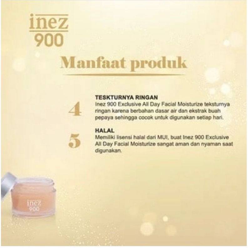 Inez 900 exclusive all day facial Moisturizer Gel