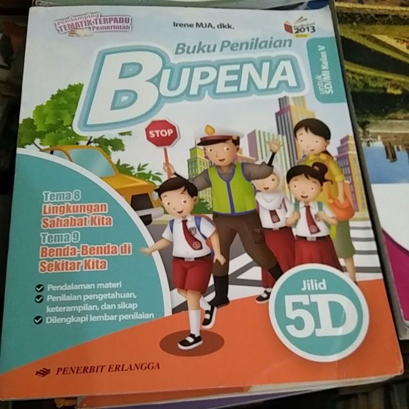 Jual buku bupena SD Mi kelas 5D penerbit Erlangga | Shopee Indonesia