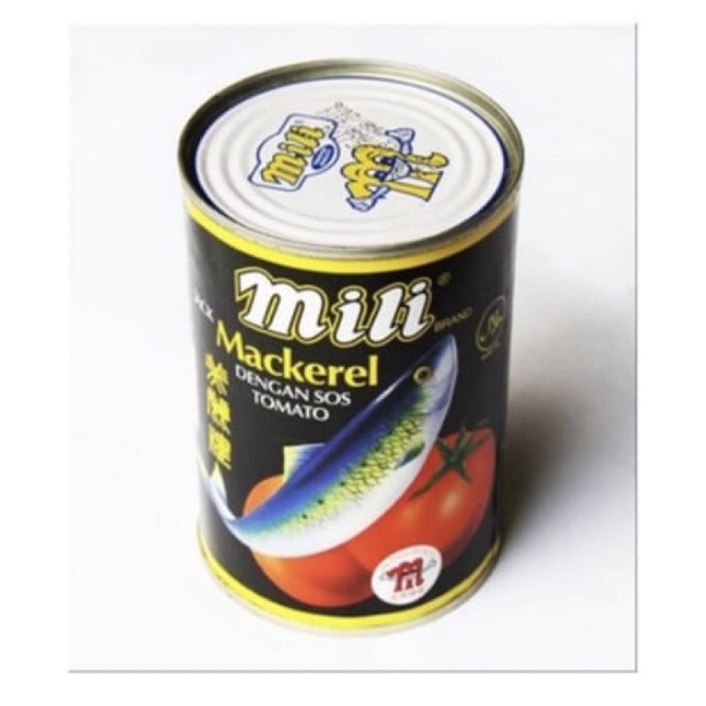 

Sarden Mili Mackerel 425ml Asli Malaysia Singapore