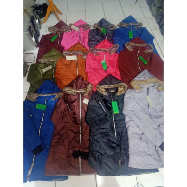 BISA(COD) JAKET KEMBUNG WANITA HIJAB TUNIK HANGAT&amp;STAYLISH-JAKET PARKA-JAKET PADDING-JAKET MUNCAK