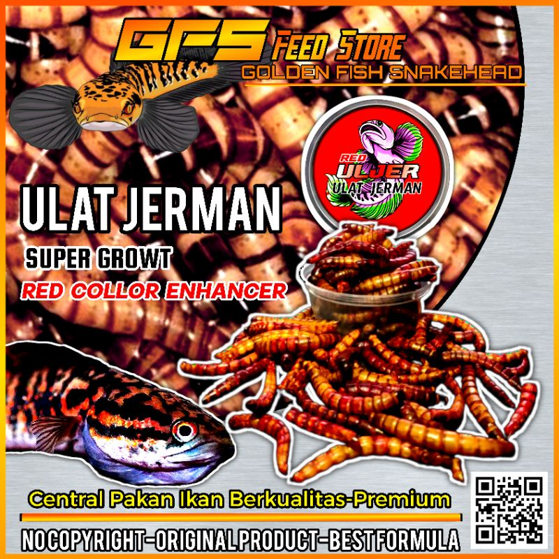 Uljer Red/Ulat Jerman Red Pigment Kemasn Cup