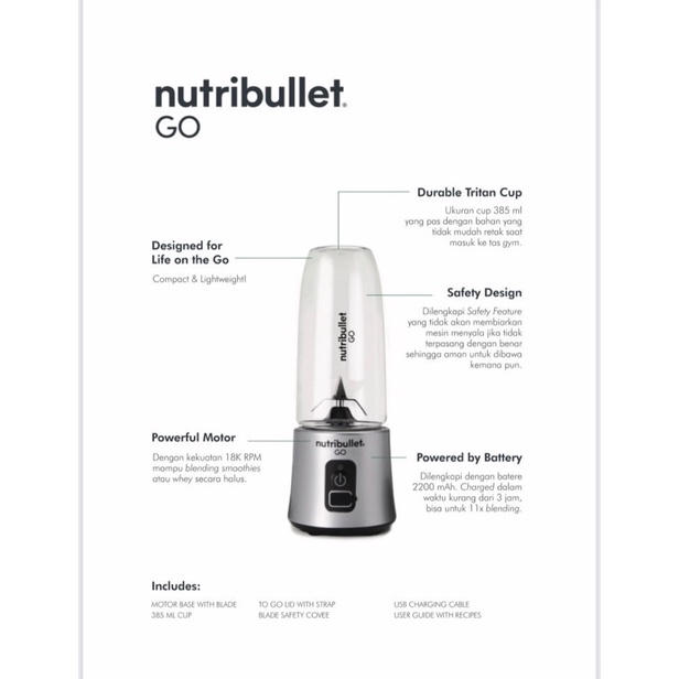 NUTRIBULLET GO