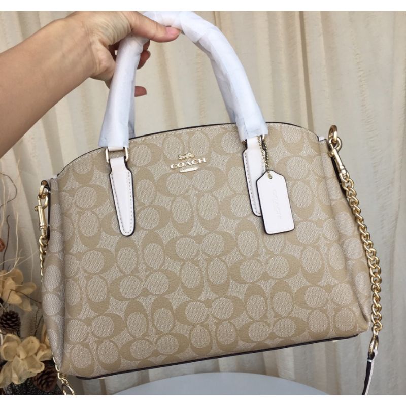 SAGE CARRYALL IN SIGNATURE CANVAS (COACH F29683)