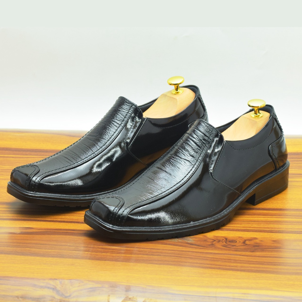 Sepatu Pantofel  Kerja Formal Pria Ukuran Besar Jumbo Big Size 44 45 46 47 48 Warna Hitam READY STOCK TERLARIS !!!...