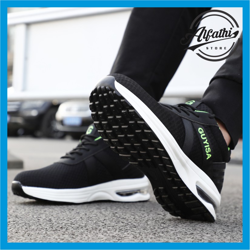 AlFathi Sepatu Safety Sneakers Sport New Ori By Guyisa Black Trendy