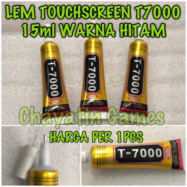 LEM TOUCHSCREEN / LCD T-7000 / T7000 15 ML ( HITAM )